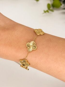 Altın Yonca Bileklik
