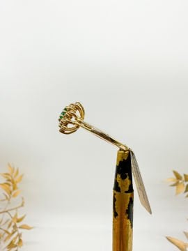 Zümrüt ve Pırlantalı Yüzük