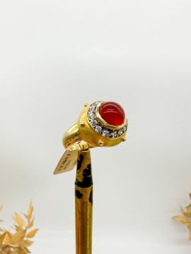 Akik ve Pırlantalı Yüzük