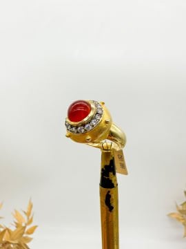 Akik ve Pırlantalı Yüzük